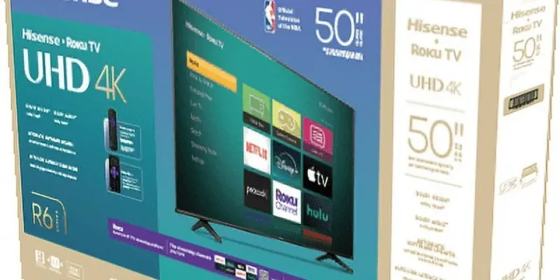 TV 50” Hisense 4K Smart Roku TV
