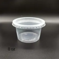 Envase circular 8 oz 
