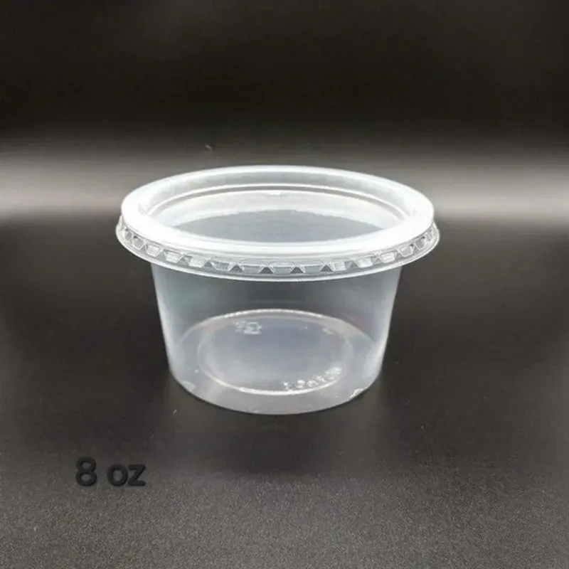 Envase circular 8 oz 