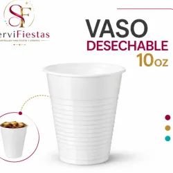 Vasos desechables 10 oz 
