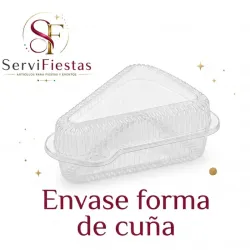 Envase cuña con tapa