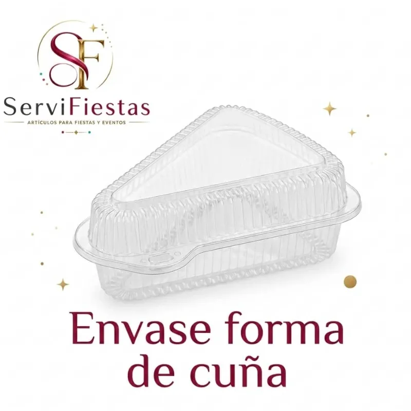 Envase cuña con tapa