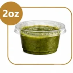 Envase plástico con tapa 2 oz 