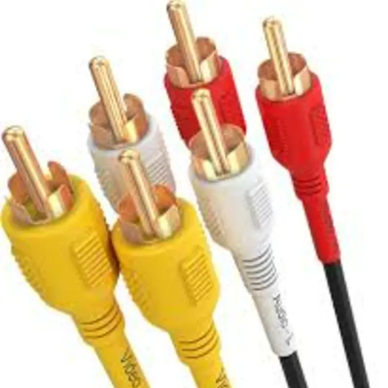 Cable de Audio AV OEM de 1.5M Chapado en Oro