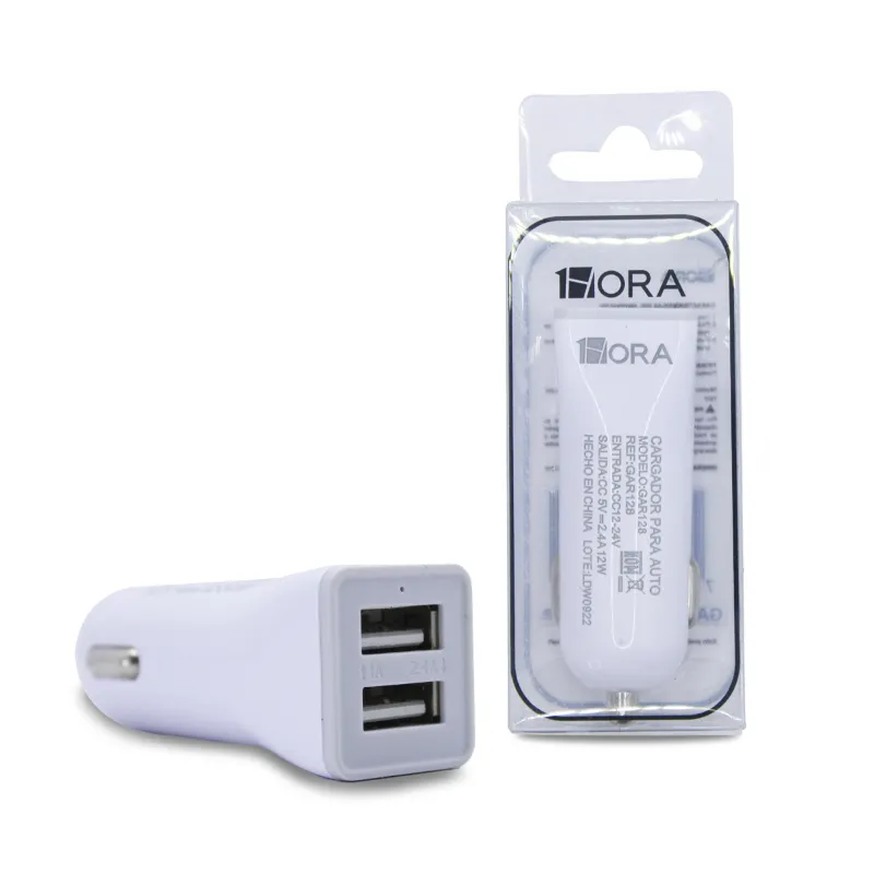CARGADOR PARA AUTOS MARCA 1HORA MOD: GAR128