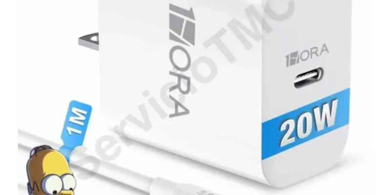 Combo de Cable con Cargador 1HORA 20W