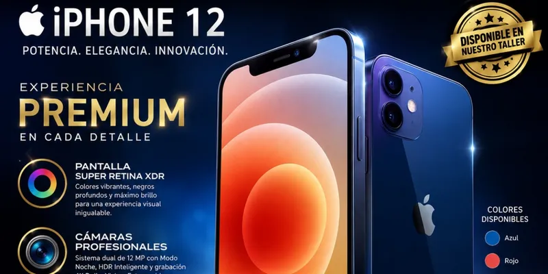 📱iPhone 12 UNLOCK FACTORY (64GB de Almacenamiento)
