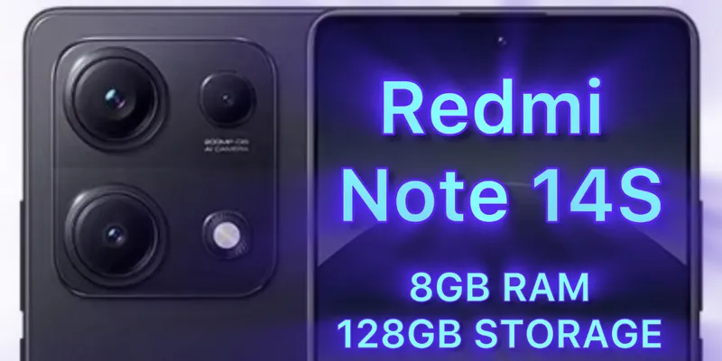 📲 REDMI NOTE 14S 8GB RAM | 128GB STORAGE