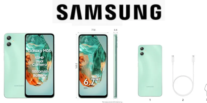 SAMSUNG GALAXY M05 (4GB RAM | 64GB STORAGE)