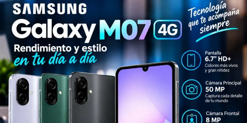 📲 SAMSUNG GALAXY M07 (4GB RAM | 64GB STORAGE)
