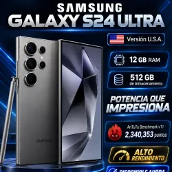 📲 SAMSUNG GALAXY S24 ULTRA VERSIÓN U.S.A (12GB RAM | 512GB STORAGE)