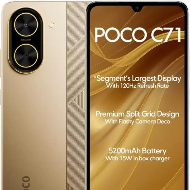 📱 XIAOMI POCO C71 (3GB RAM | 64GB STORAGE)