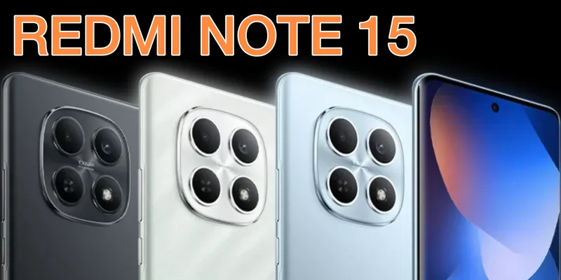 📲 XIAOMI REDMI NOTE 15 (6GB RAM | 128GB STORAGE)