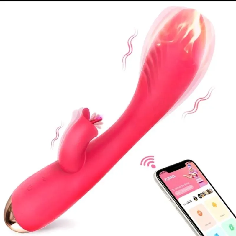 Conejito Vibrador Térmico con Lengua 😜 🐇