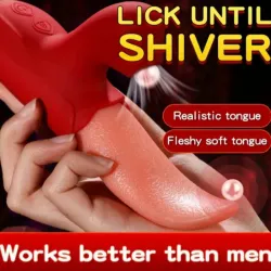 Vibrador con lengua
