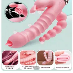 Vibrador Triple Estimulación 