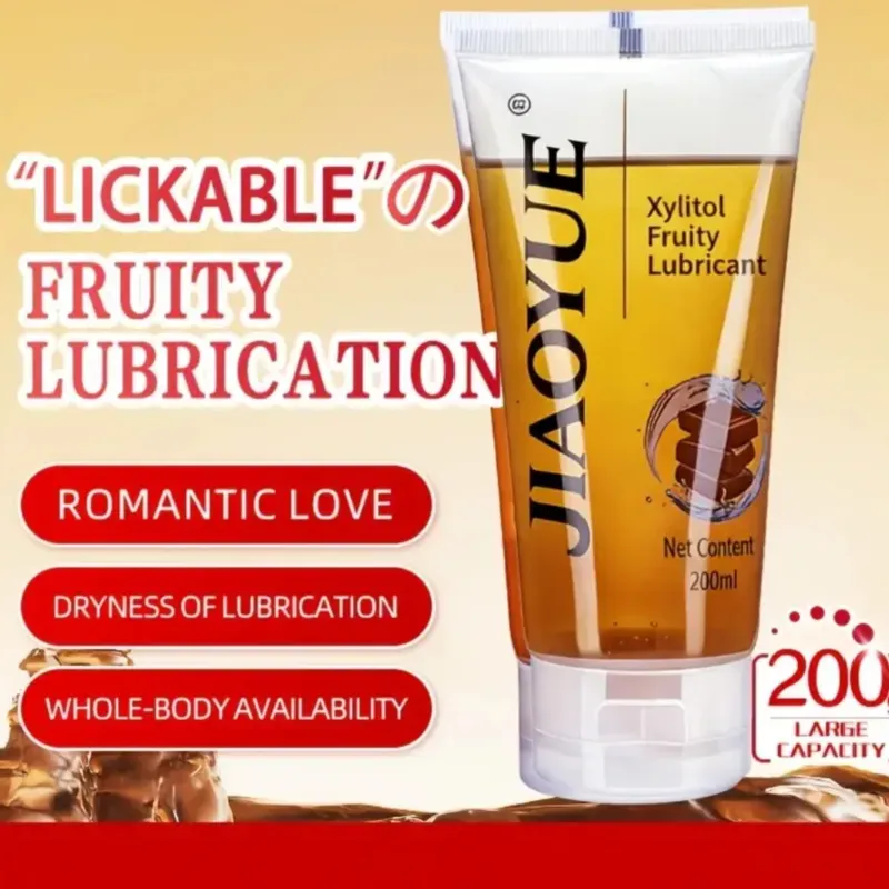 Lubricante a base de agua de chocolate