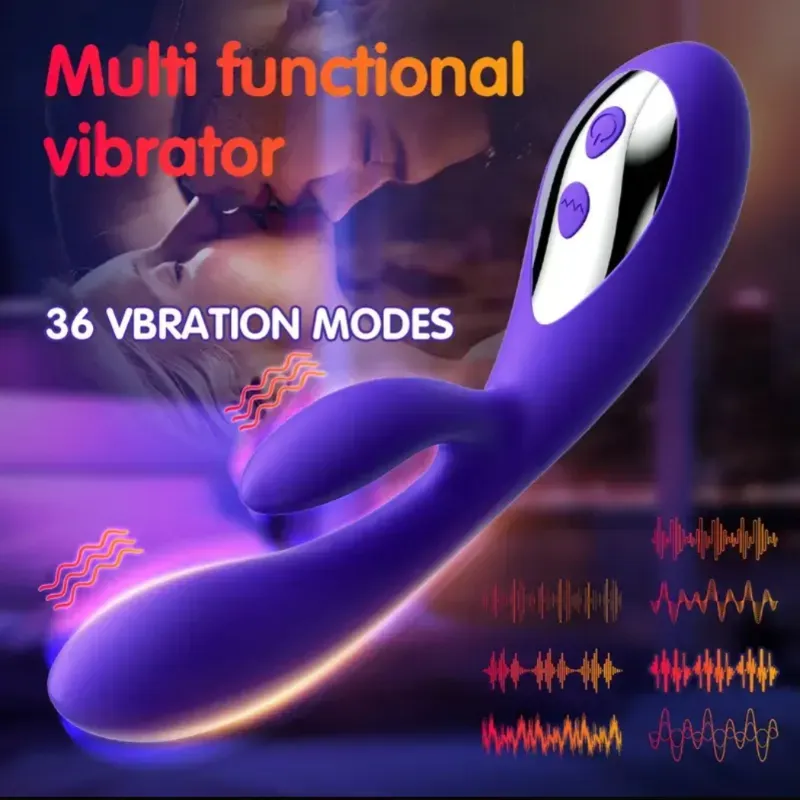 Vibrador clásico de estimulación dual