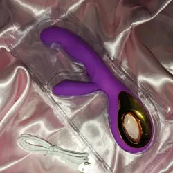 Vibrador de empuje de conejo para adultos💫