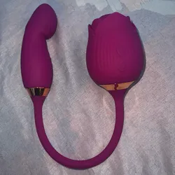 Vibrador de succión de rosa para mujer/consolador de empuje