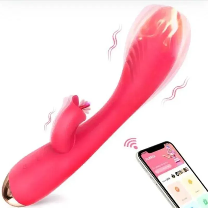 Vibrador con lengua controlado por Apk