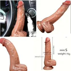 Consolador realista con ventosa