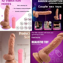 Consolador realista por control de pilas