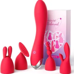 Consolador vibrador 5 en 1