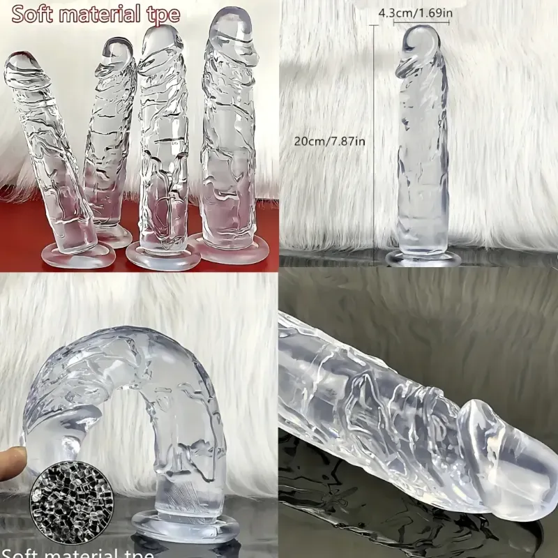 Dildo realista con ventosa 20cm