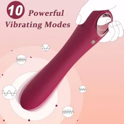 Dildo vibrador con diferentes modos de vibración
