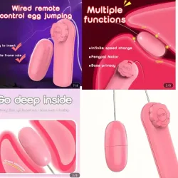 Huevo vibrador con control