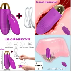 Huevo vibrador con mando a distancia