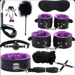 Kit bdsm morado