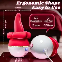 Lengua vibrador con movimiento
