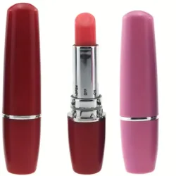 Mini vibrador tipo labial 