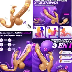 Vibrador femenino multifuncional 3 en 1