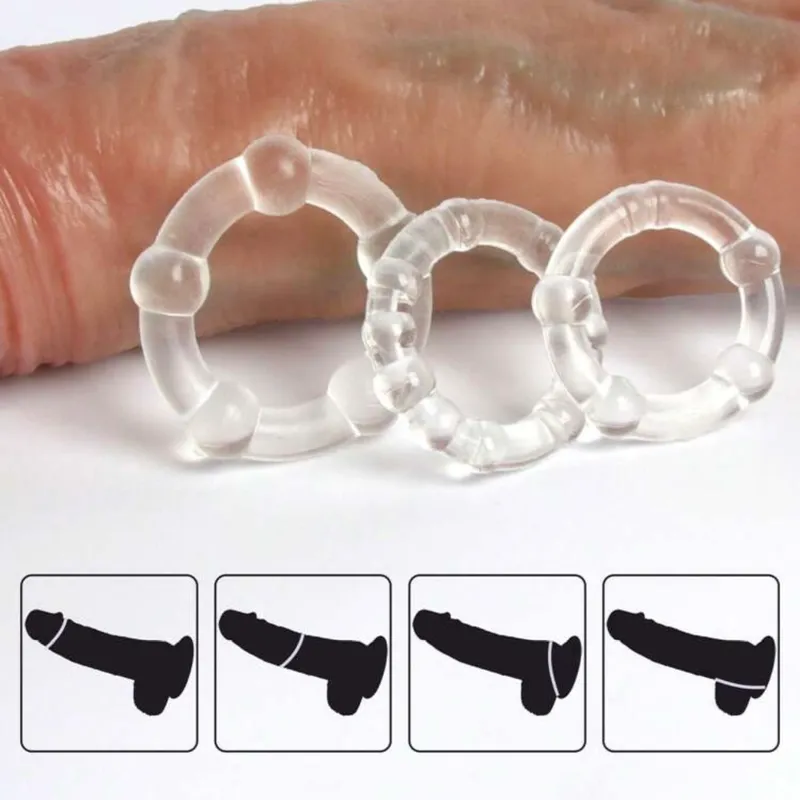 ANILLOS PARA PENE TRANSPARENTE 