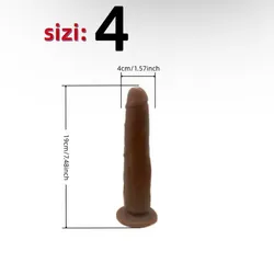 DILDO COLOR MARRÓN 