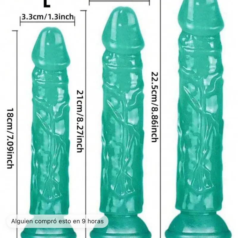 DILDO FOSFORESCENTE 
