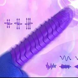 DILDO VIBRADOR TRICOLOR 