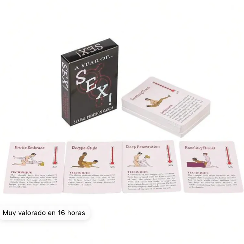 JUEGO DE CARTA SEXUAL 