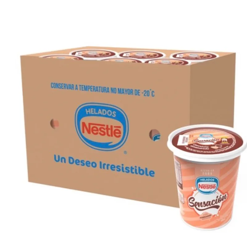 Helado Sensación, Sabor Chocolate Almendrado