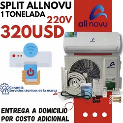 Split 1 tonelada con accesorios 