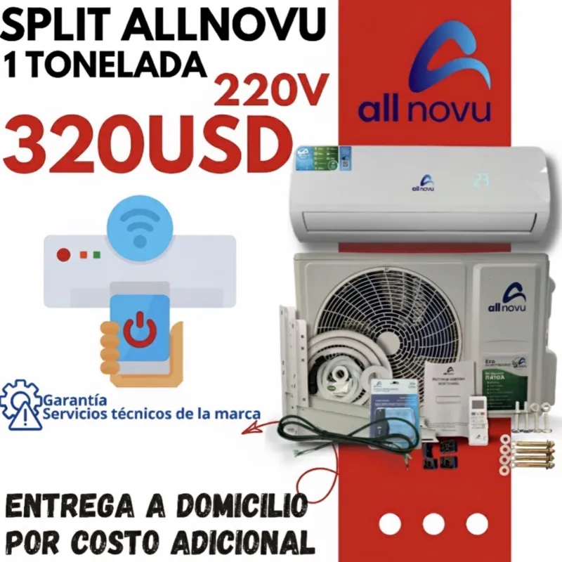 Split 1 tonelada con accesorios 