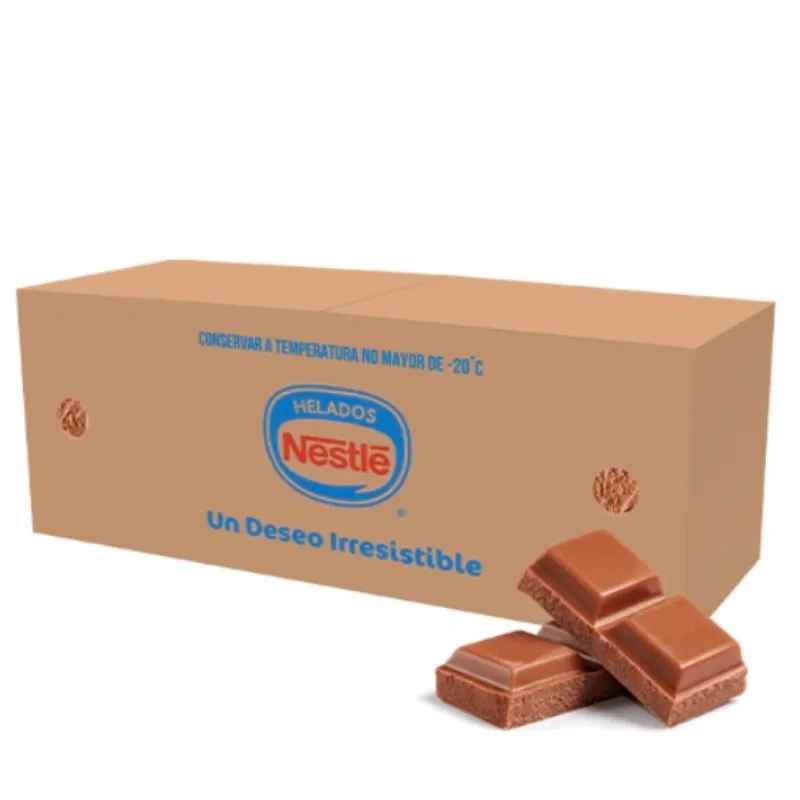 Helado de leche sabor Chocolate, en formato caja de 4,5L.