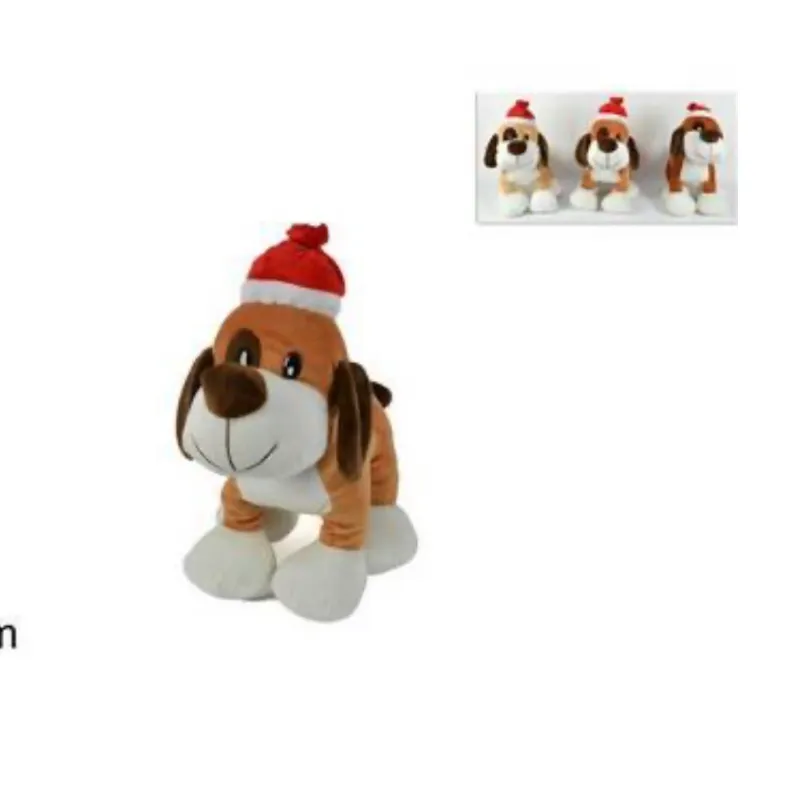 Peluche perro navidad