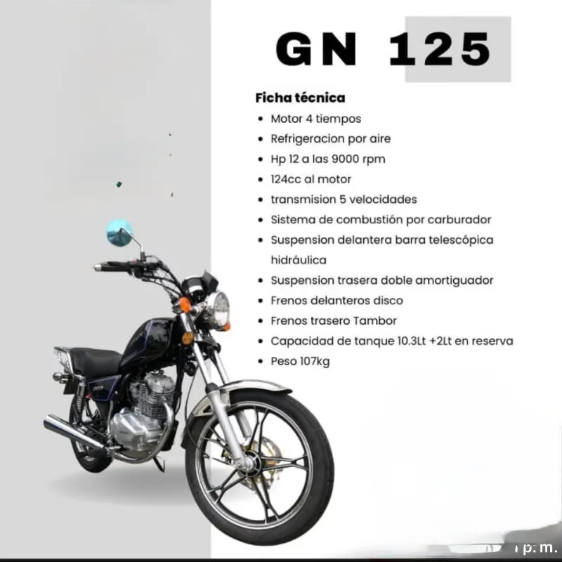 Moto gn 125 CC 
