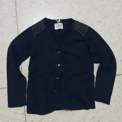 Enguatada Azul Oscura ZARA