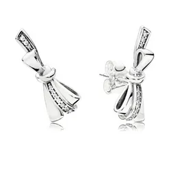 Aretes de Lazo Brillantes