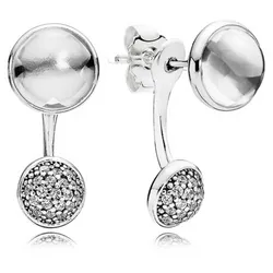 Aretes Pandora de gotas Poéticas Deslumbrantes